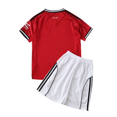 Kids Manchester United Home Kit 2025/26 - Red