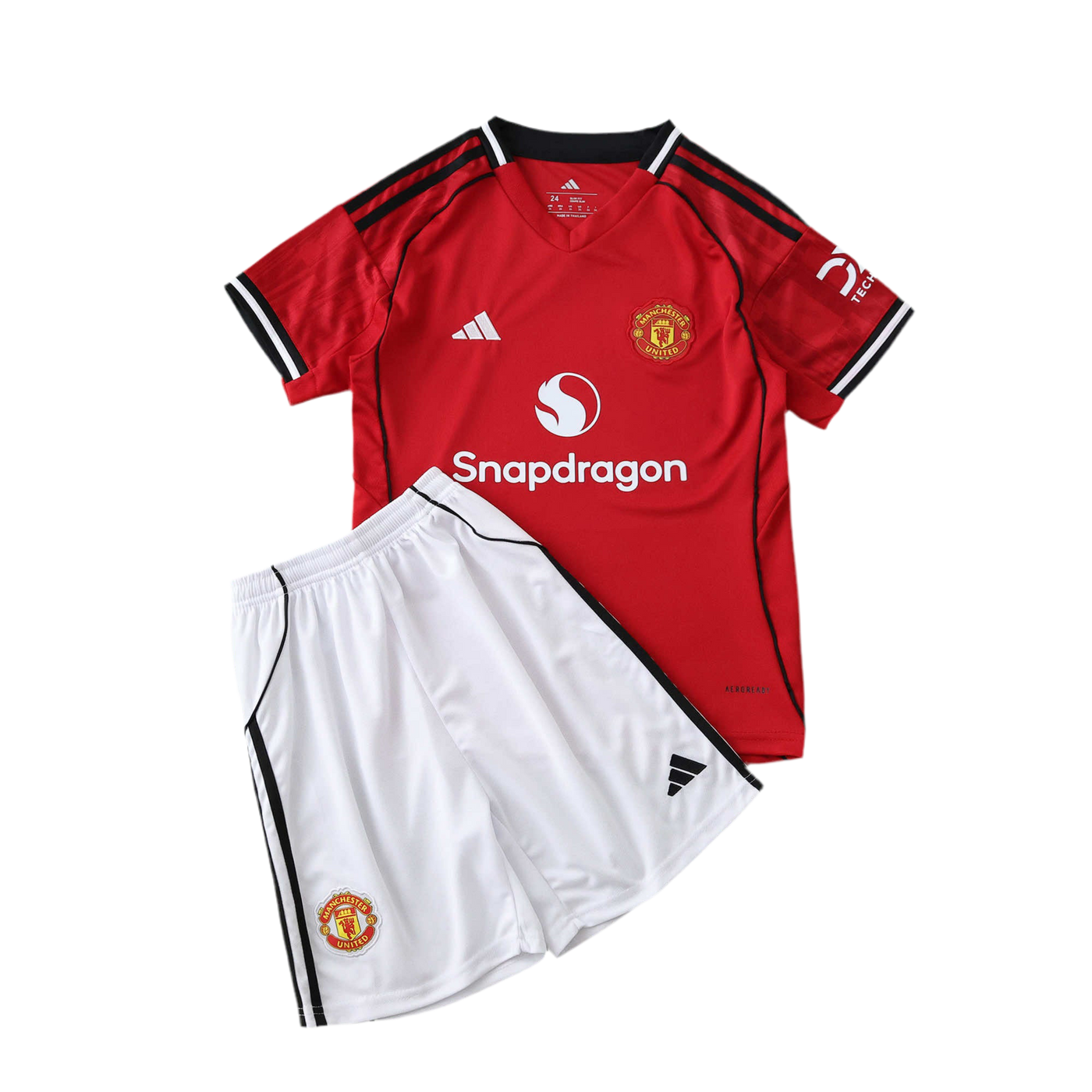 Kids Manchester United Home Kit 2025/26 - Red