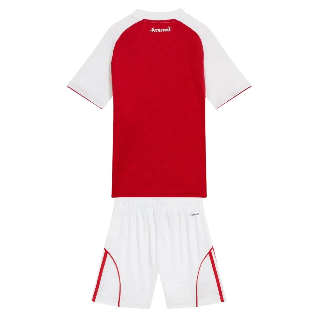 Kids Arsenal Home Kit 2025/26 - Red and White