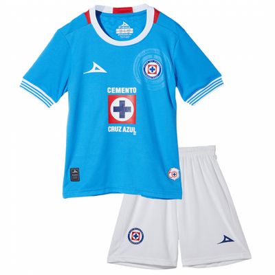 Kids Kit Cruz Azul Home 2024/2025