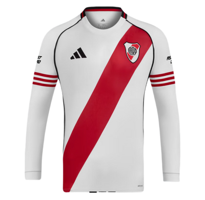 River Plate Home Shirts2025/26 Long Sleeve