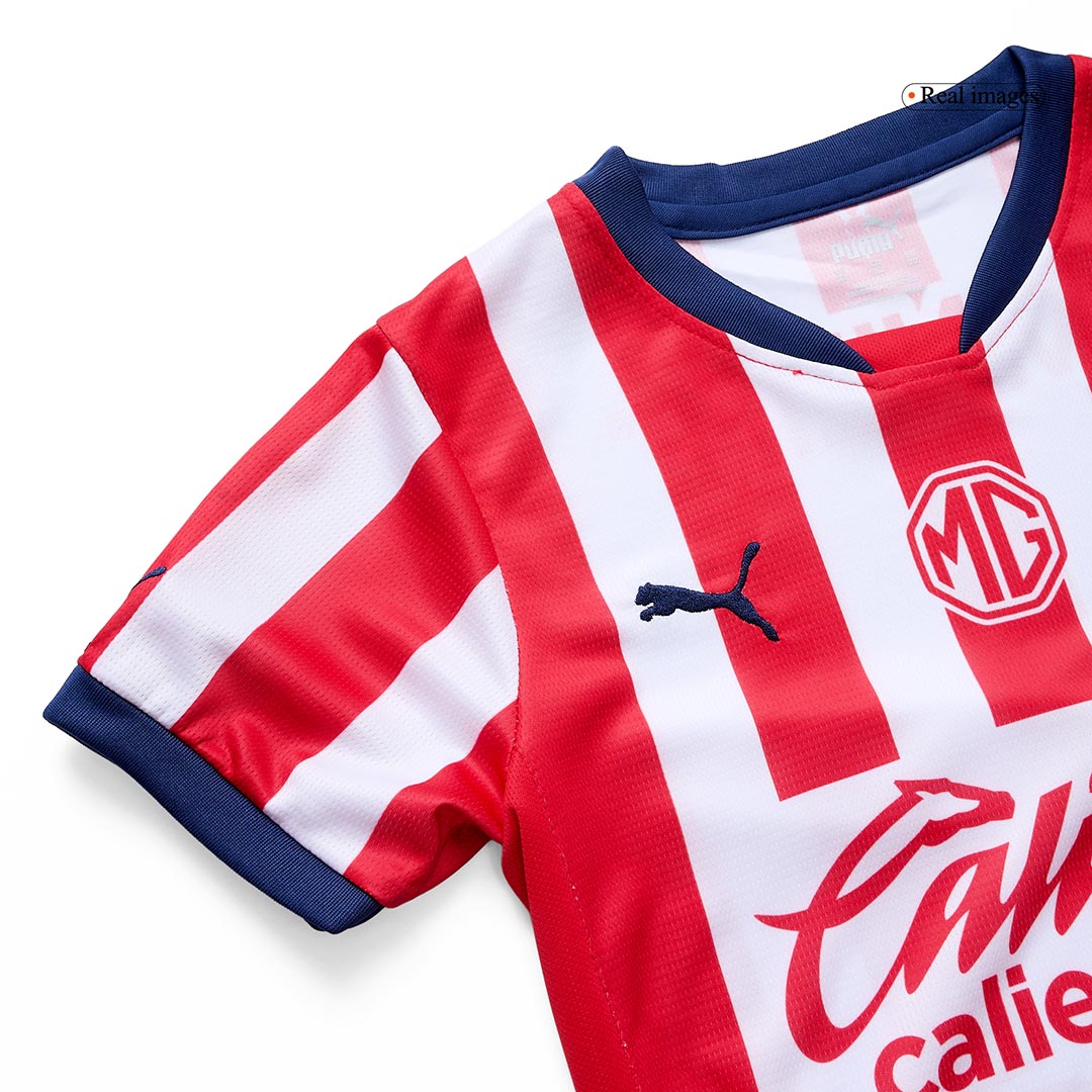Kids KIT Chivas de Guadalajara Home Jersey 2024/25