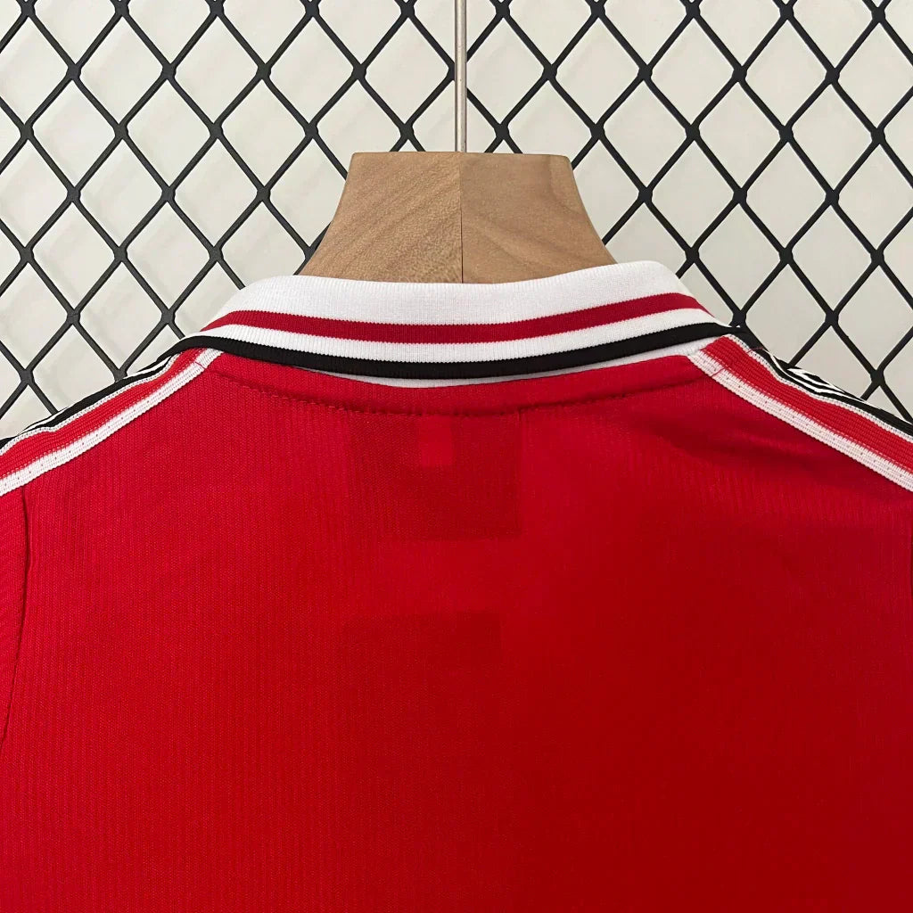 Kids Manchester United Home Kit 1999/2000 - Retrô