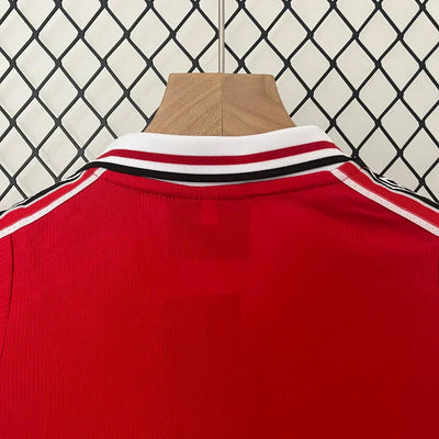 Kids Manchester United Home Kit 1999/2000 - Retrô