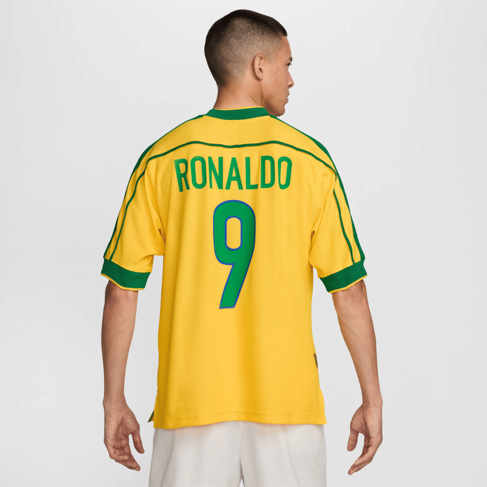 Brazil 1998/99 Retro Jersey – Ronaldo 9