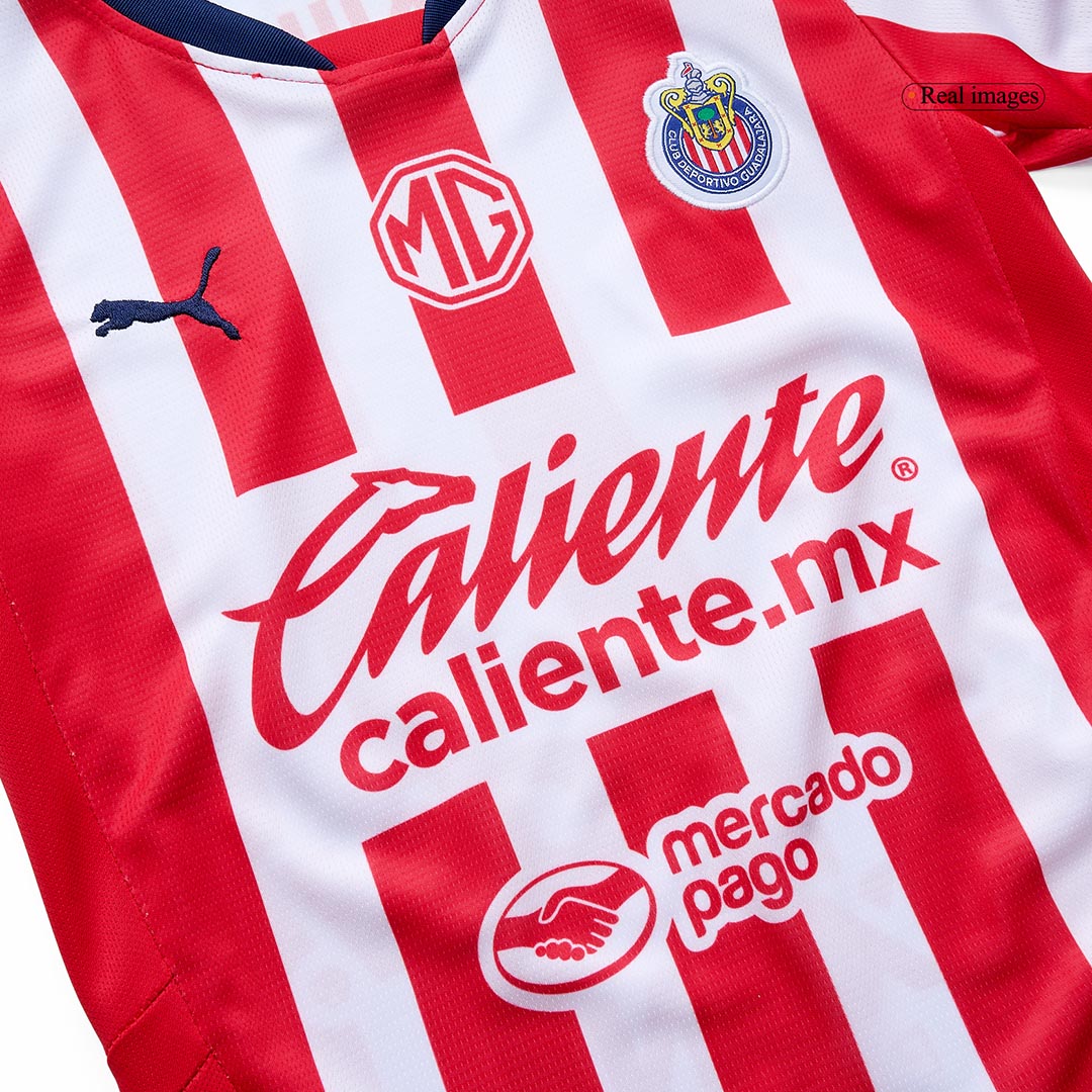 Kids KIT Chivas de Guadalajara Home Jersey 2024/25
