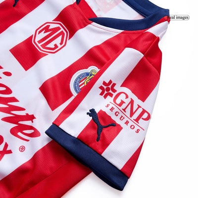 Kids KIT Chivas de Guadalajara Home Jersey 2024/25