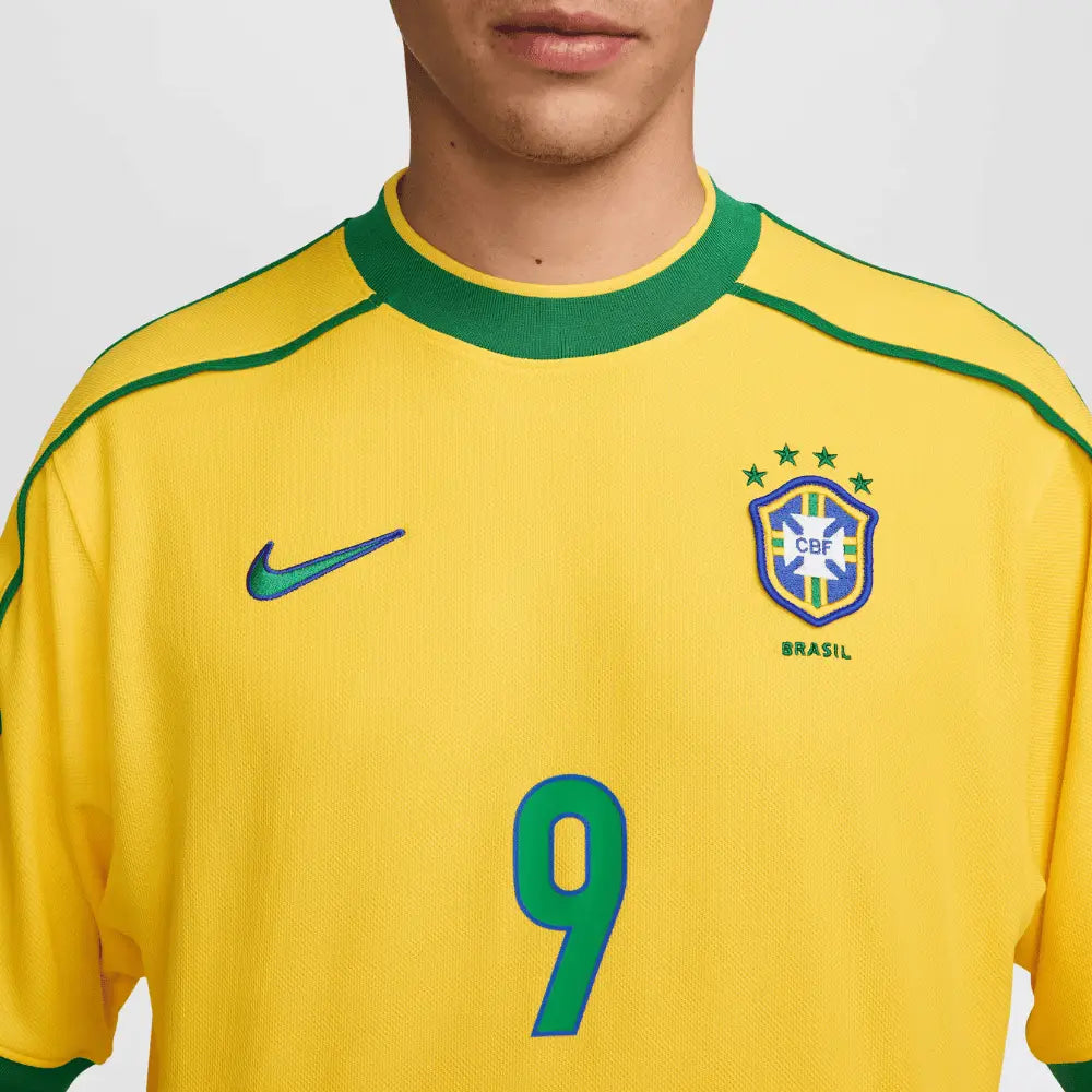 Brazil 1998/99 Retro Jersey – Ronaldo 9