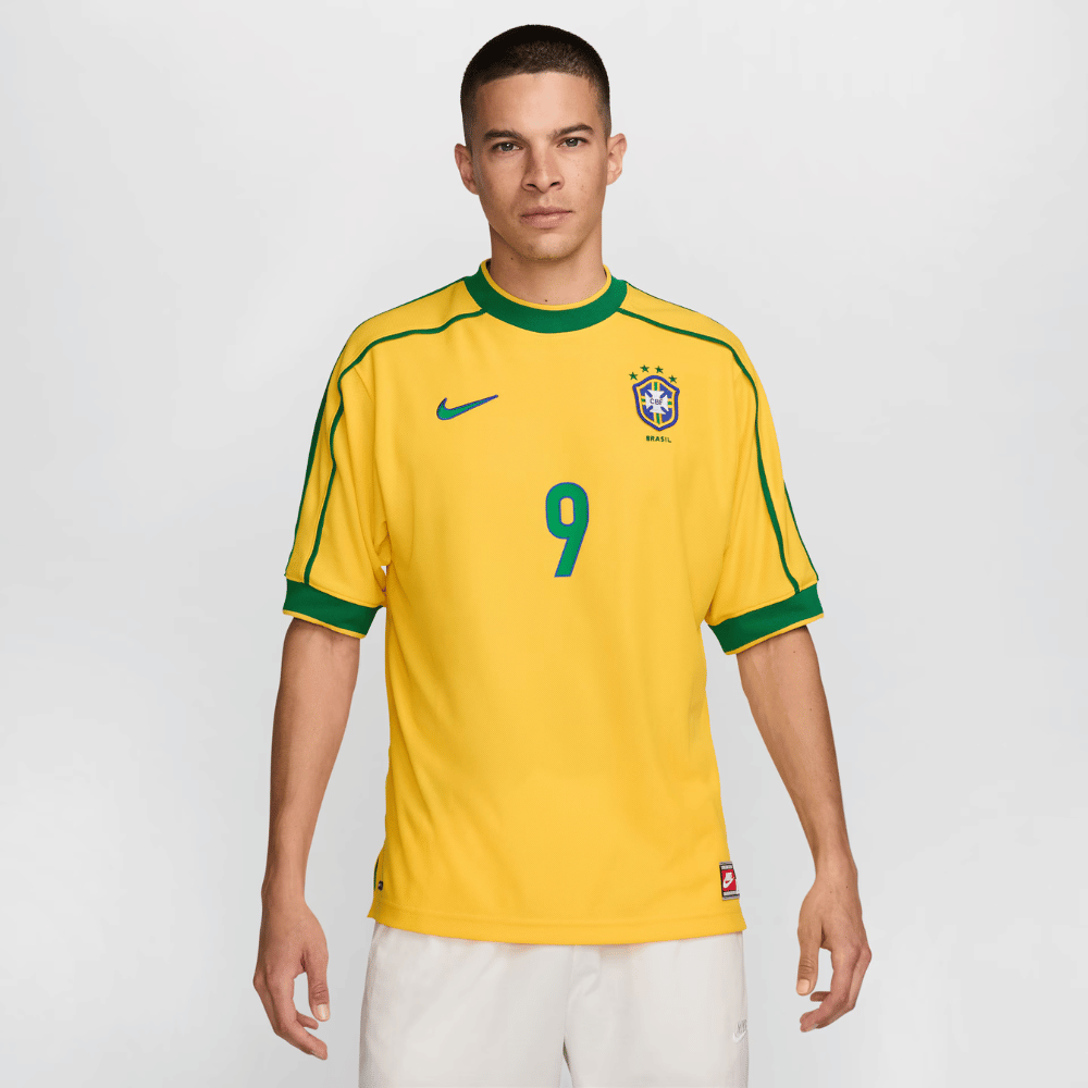 Brazil 1998/99 Retro Jersey – Ronaldo 9