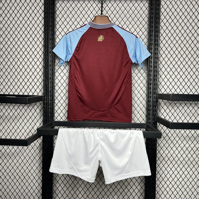 Kids Aston Villa Home Kit 2024/2025