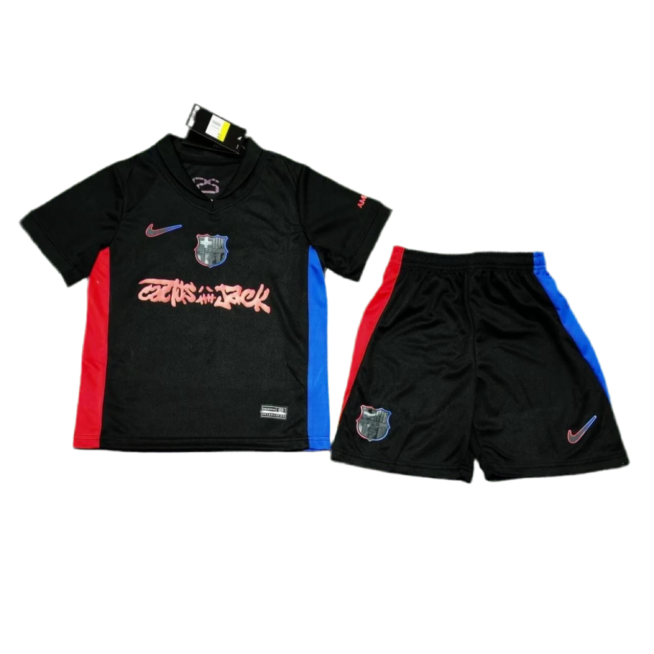 Kids Barcelona X travis Scott Kit 2024/2025