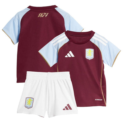 Kids Aston Villa Kit 2025/26
