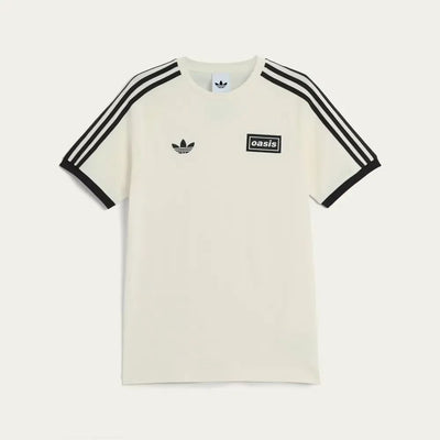 Oasis x adidas Camiseta Tour 3-Stripes Cream White