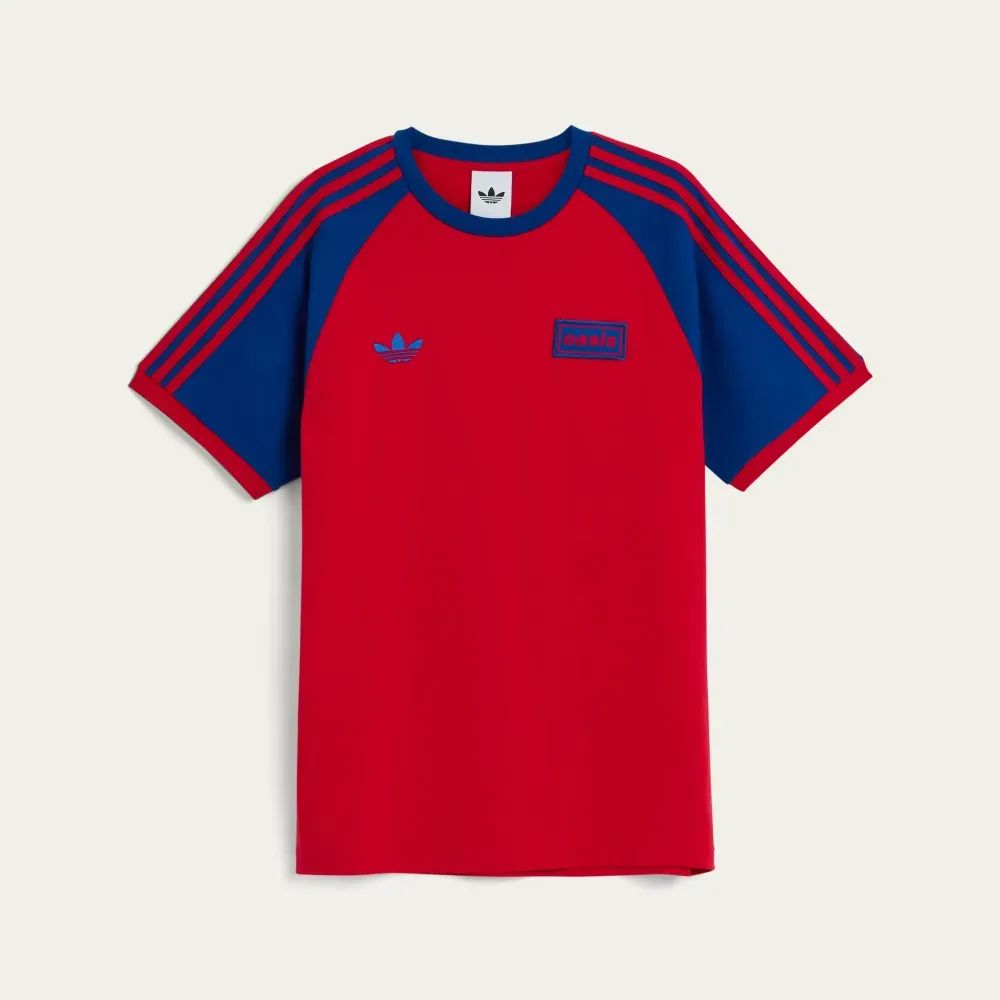 Oasis x adidas Camiseta Tour 3-Stripes Red