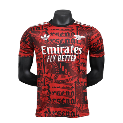 Arsenal 25/26 Training Jersey - Dark Red - Player Version