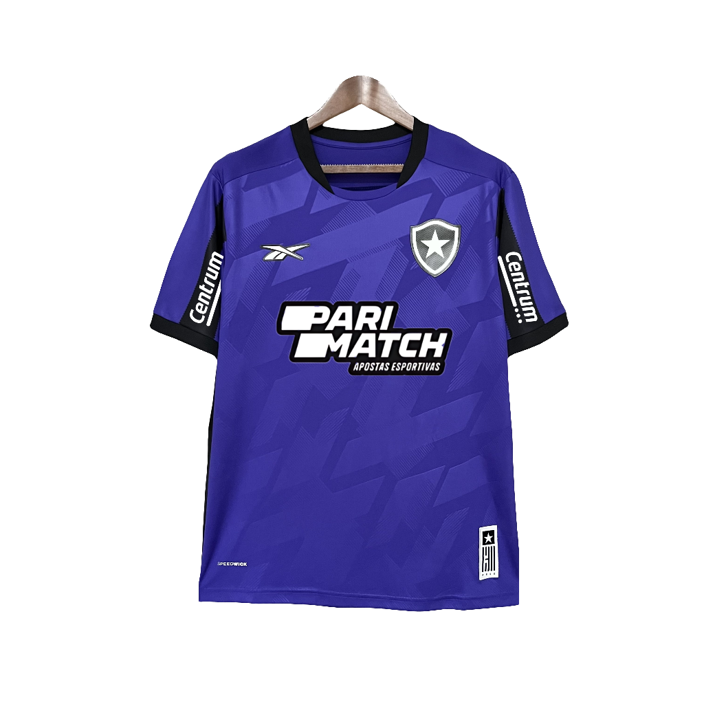Botafogo 24/25 Goalkeeper Jersey - Purple - All Sponsors - Fan Version