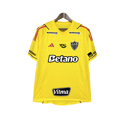 Atletico Mineiro 24/25 Goalkeeper Jersey - Yellow - All Sponsors - Fan Version