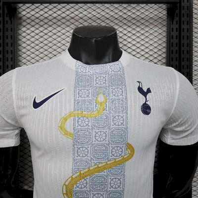 Tottenham Hotspur Player Jersey 2025 - White Gold Snake
