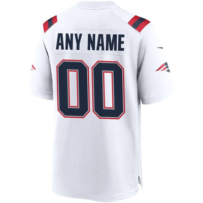 Patriots - Custom NFL Game Jersey - White